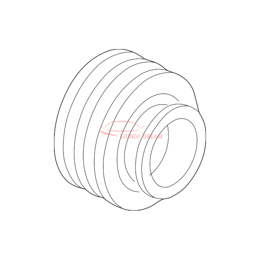 PULLEY COMP,CRANK (13810-P3F-003) - 1