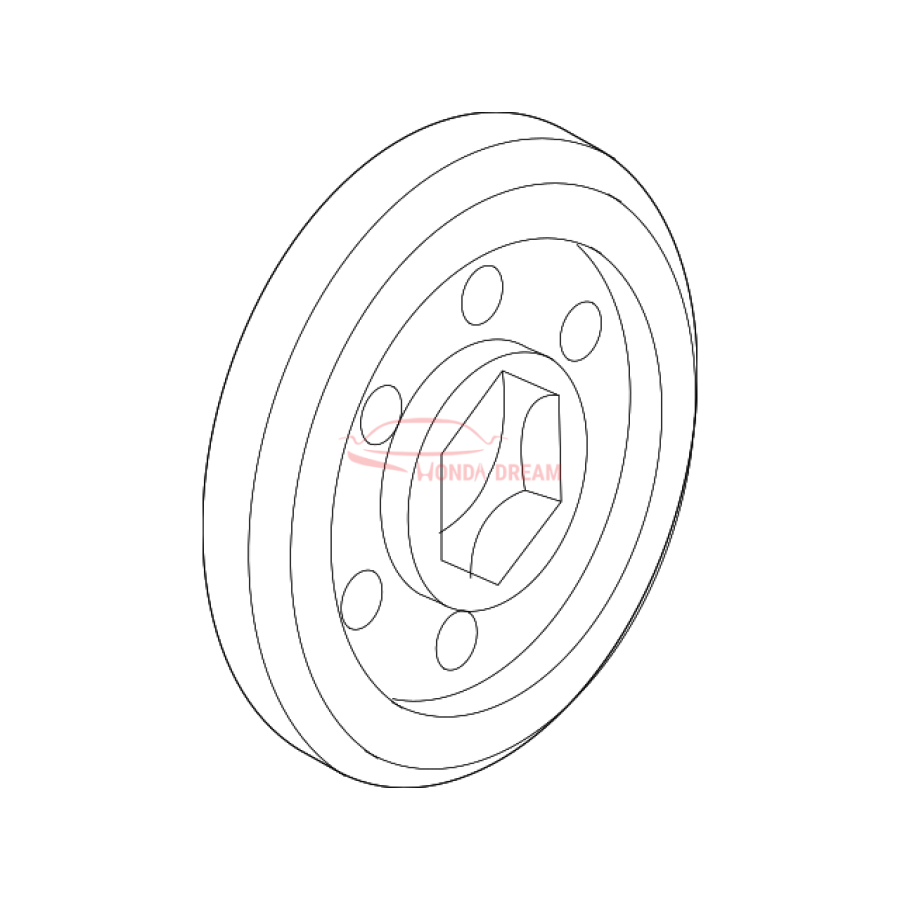 PULLEY COMP,CRANK (13810-RMX-003) - 1