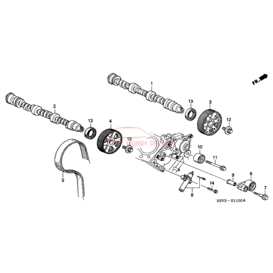 CAMSHAFT,F (14100-RYP-A00) - 3