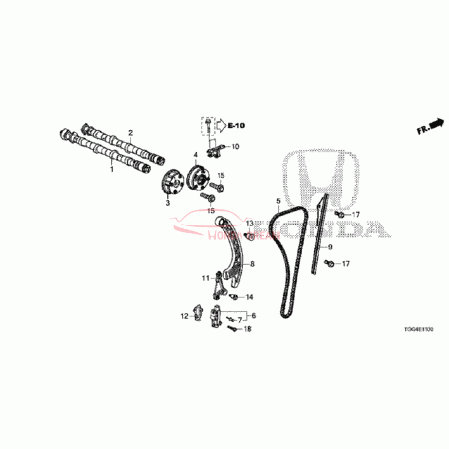 CAMSHAFT COMP,IN (14110-59B-000) - 1