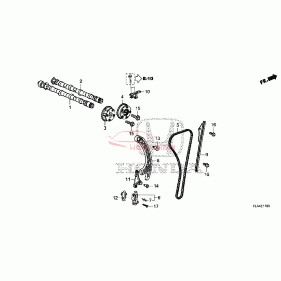 CAMSHAFT COMP,IN (14110-5PA-A00) - 1