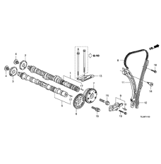 CAMSHAFT COMP,IN (14110-RL5-000)