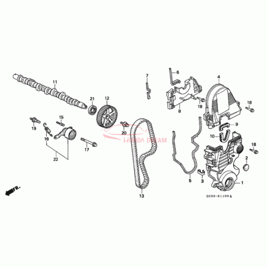 CAMSHAFT (14111-P2E-A10) - 1