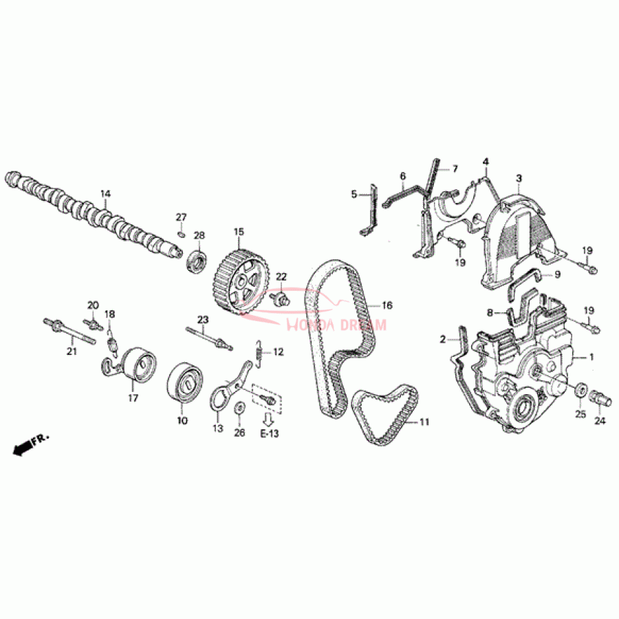 CAMSHAFT (14111-PT4-F50) - 1