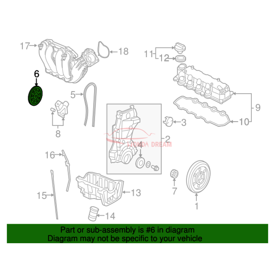 SPRKT,46T C-CHAIN (14211-PWA-000) - 2