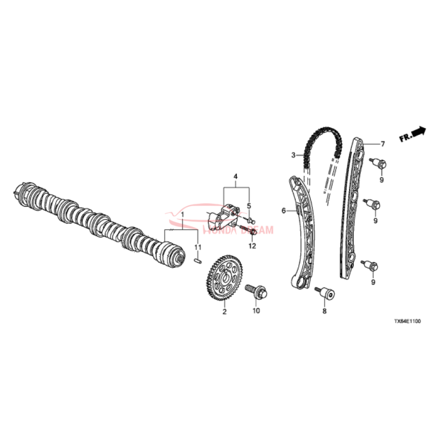 SPRKT,46T C-CHAIN (14211-RNA-A01) - 1