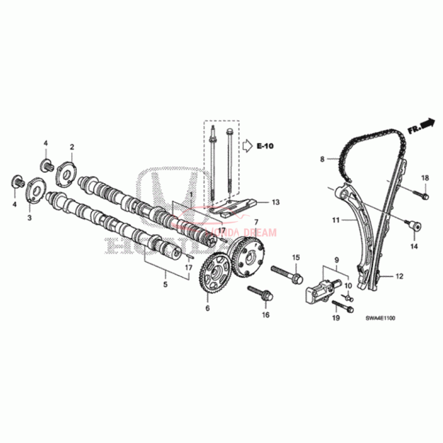 ACTUATOR ASSY., VTC (46T) (14310-R40-A02) - 1