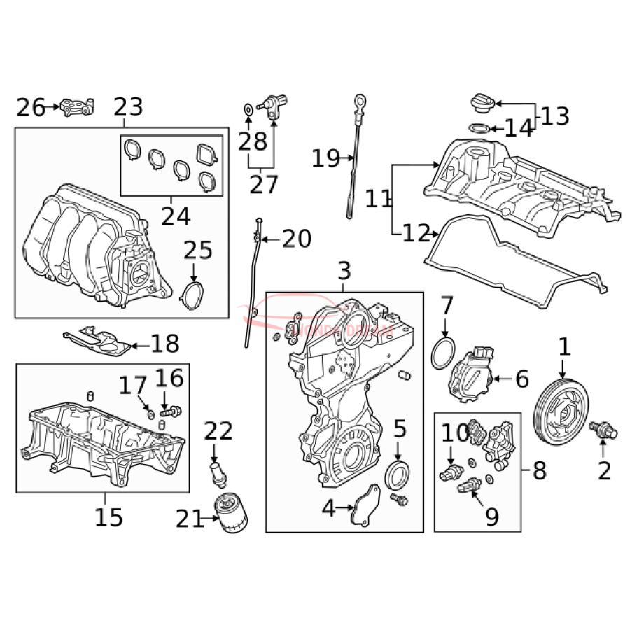 MOTOR ASSY,E-VTC (14320-5R0-J01) - 2