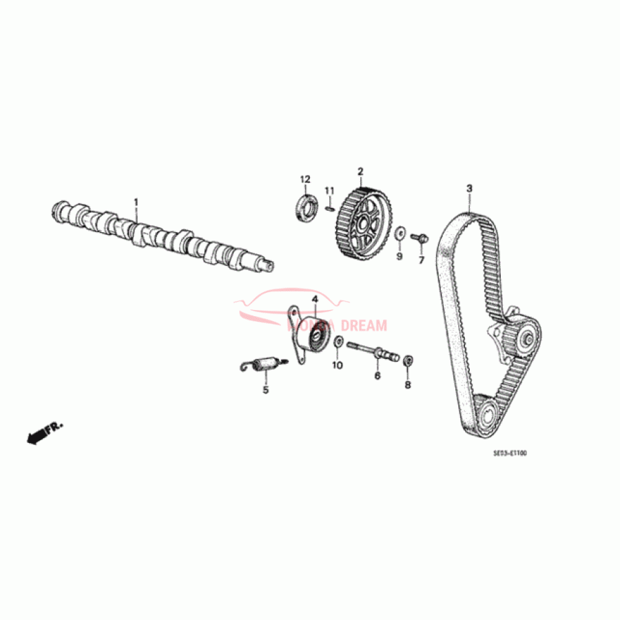 BELT TIMING (14400-PC6-004) - 1