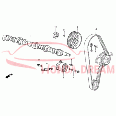 BELT,TIMING (UNIT (14400-PE3-004) - 3