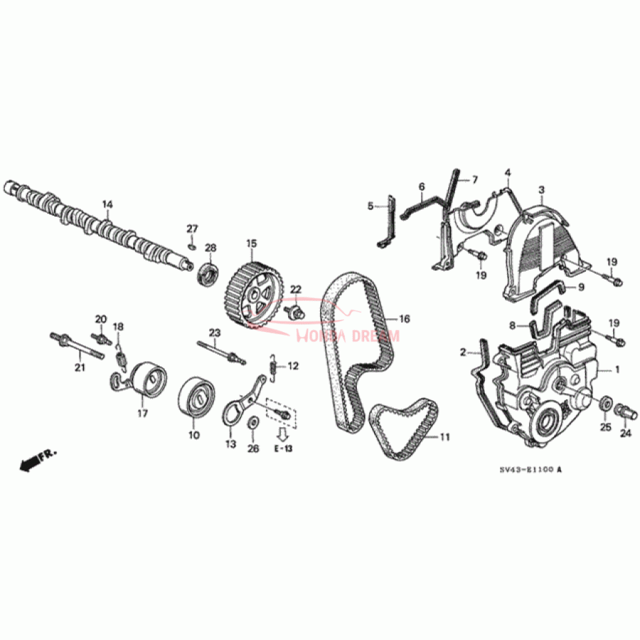 Ремінь ГРМ (14400-PT0-004) - 1