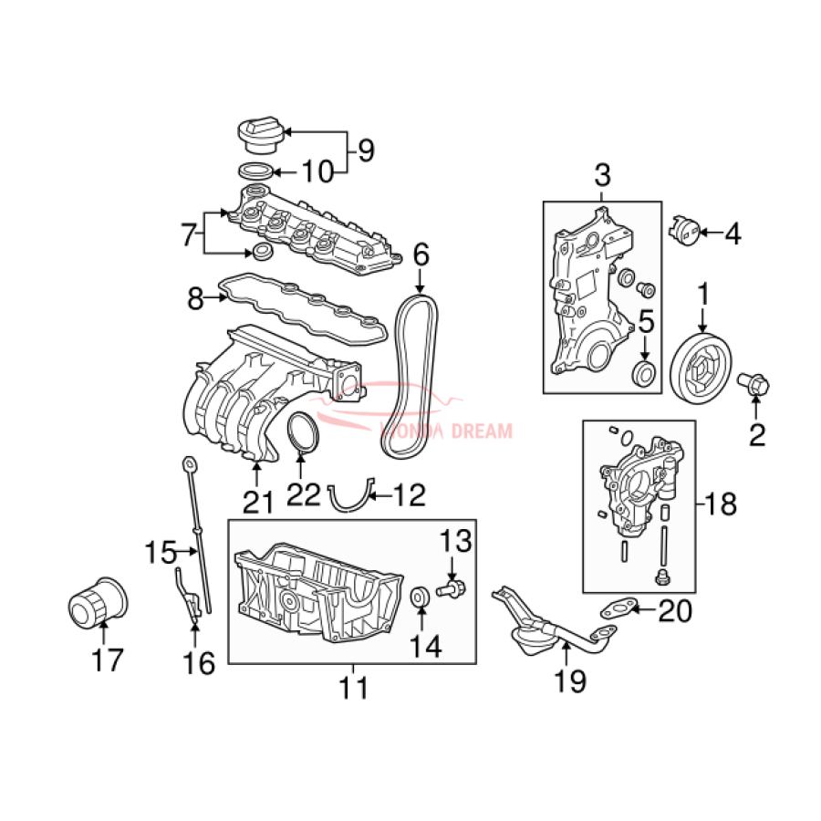 CHAIN(126L) (14401-RB0-003) - 3