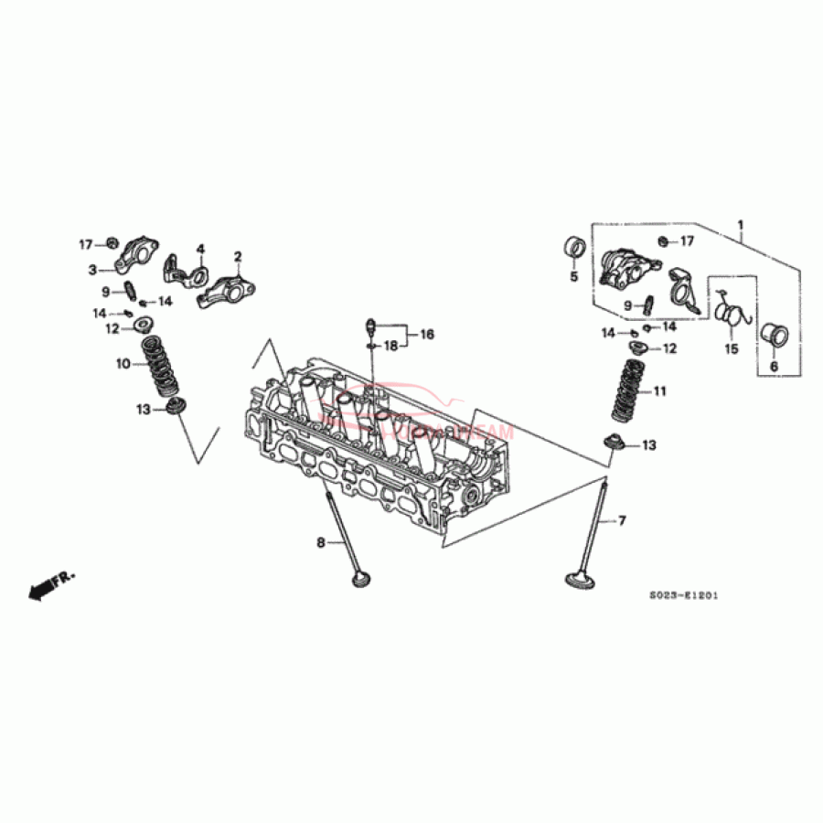 ARM ASSY, IN ROCKER (14620-P2M-000) - 1