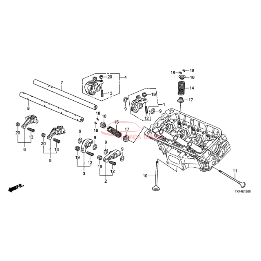 ARM ASSY,IN ROCKE (14620-R71-A01) - 1