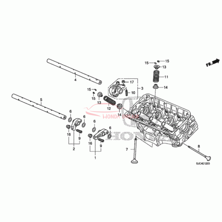 ARM ASSY,IN ROCKE (14620-R72-A02) - 1