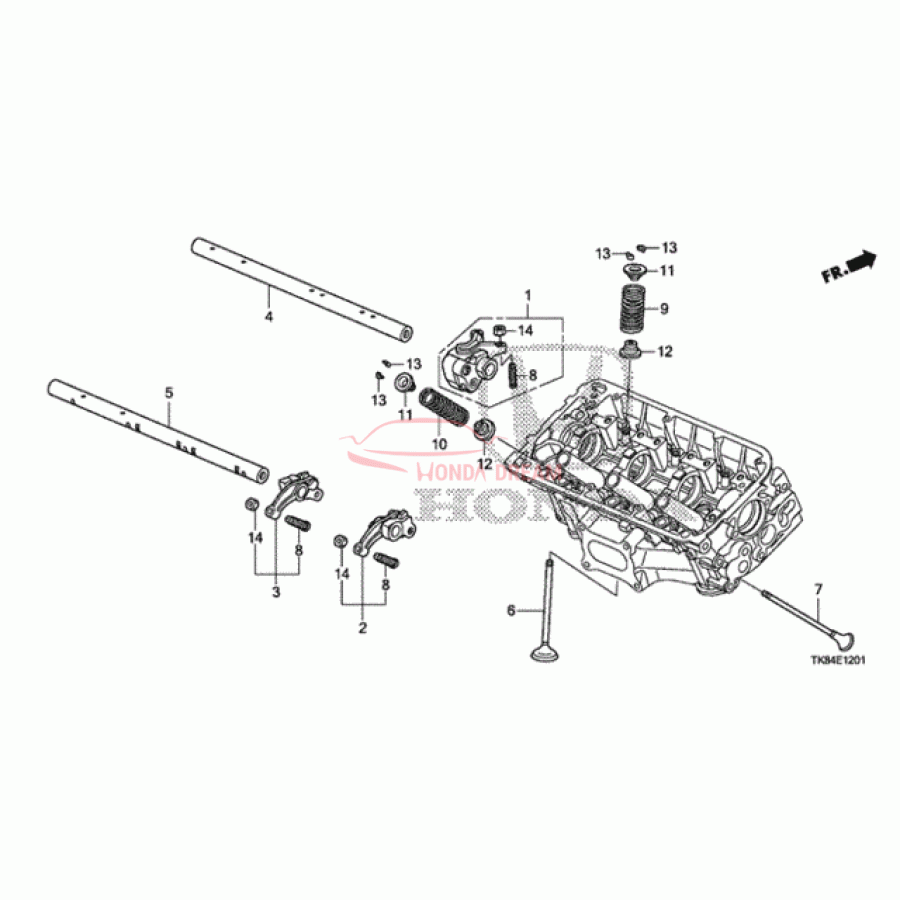 Коромисло випускного клапану ГРМ (14624-RN0-A00) - 1