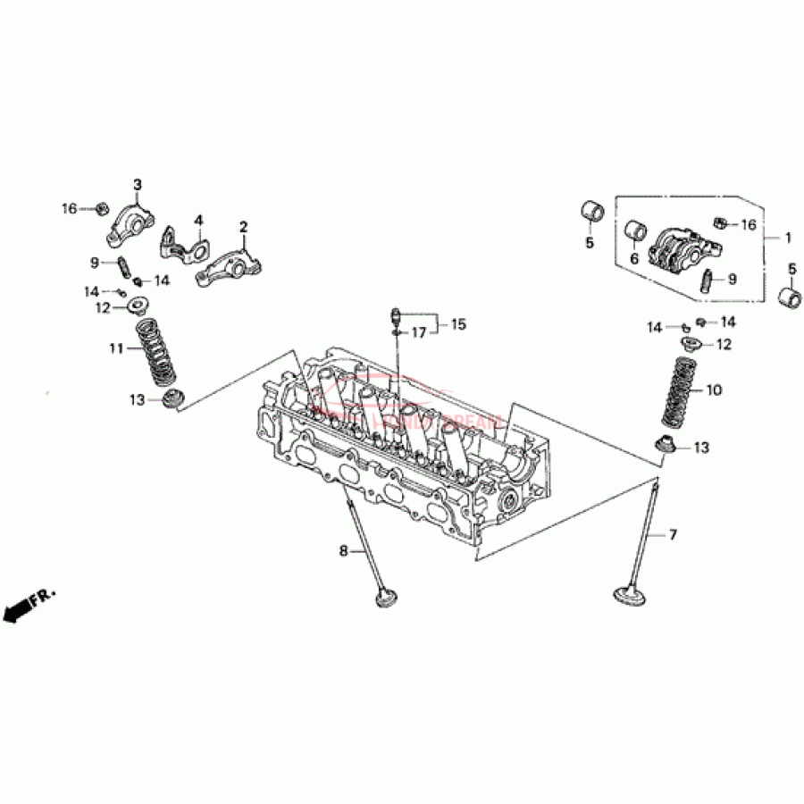 ARM COMP, EX B RKR (14625-P2J-000) - 1