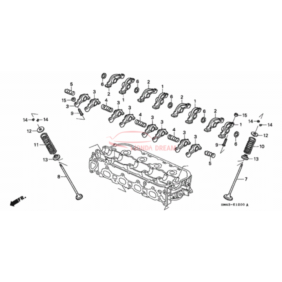 VALVE, INLET . (14711-PT3-A00) - 1