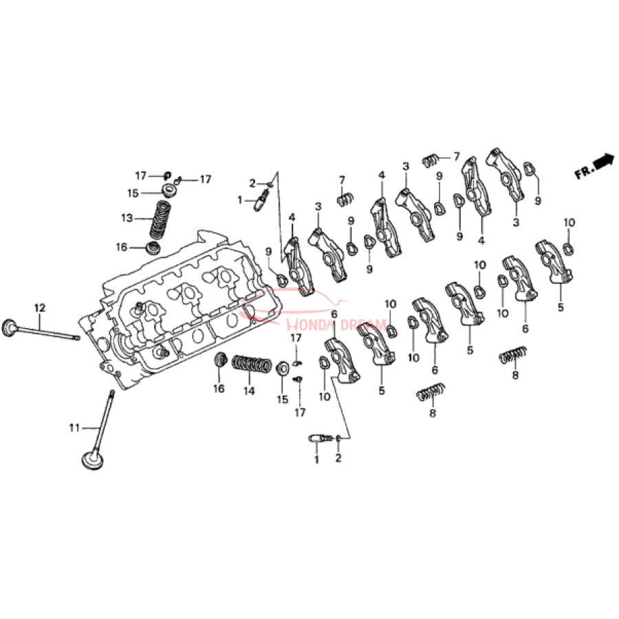 VALVE,INLET (14711-PY3-000) - 1