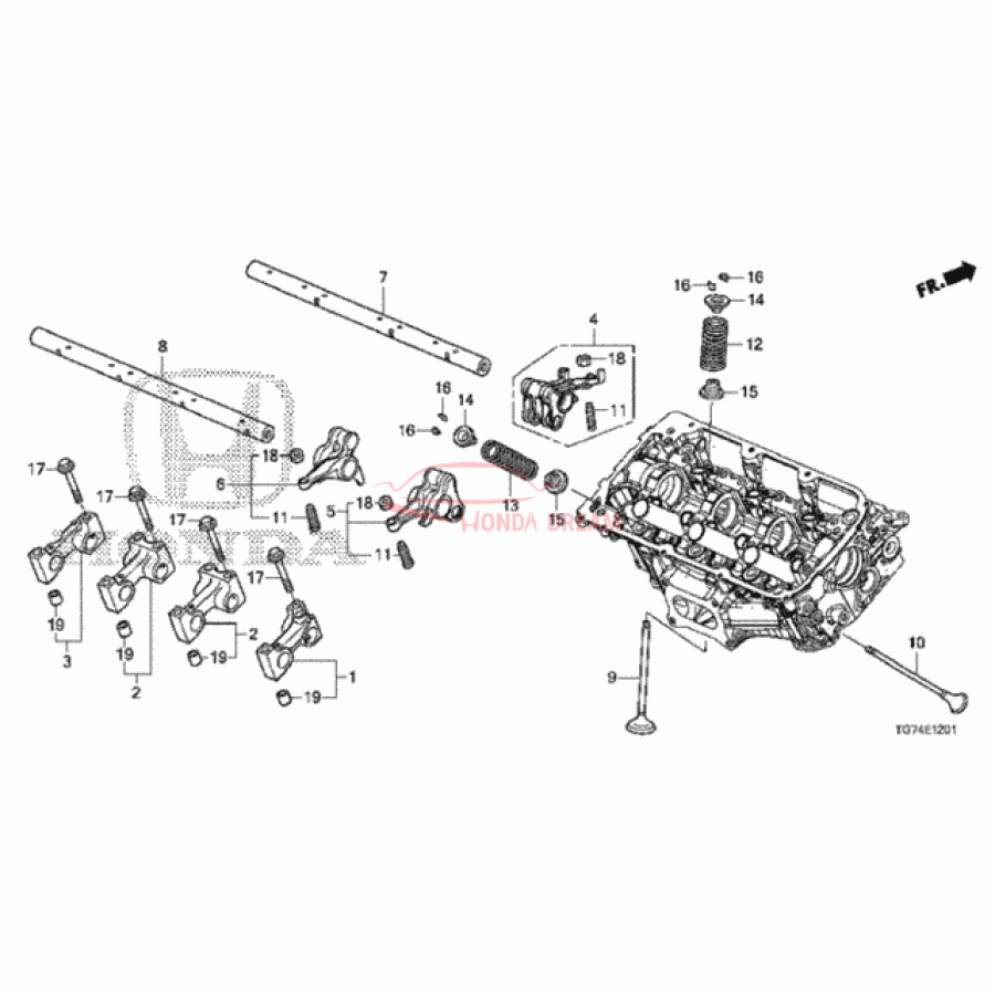 VALVE,INLET (14711-RKG-000) - 1