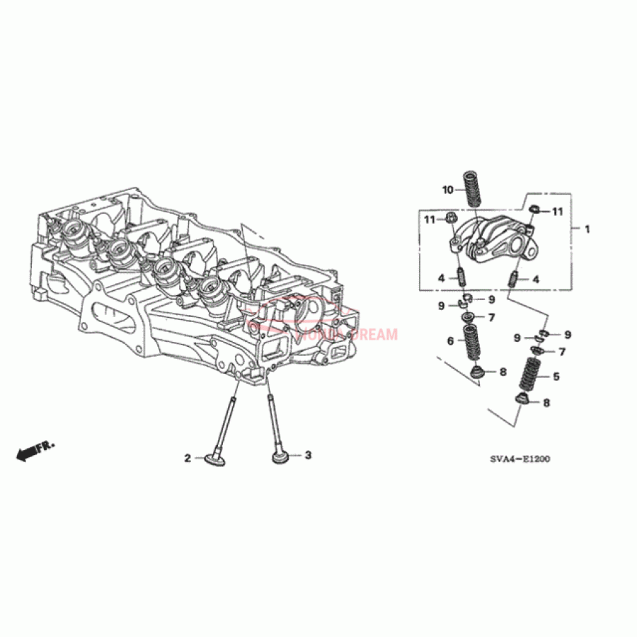 Клапан впускний (14711-RNA-A00) - 1