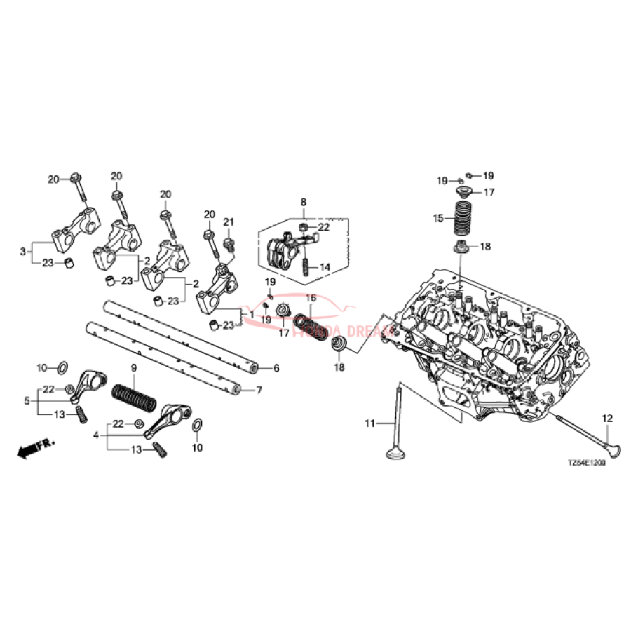 VALVE,EXHAUST (14721-P8E-A00) - 2
