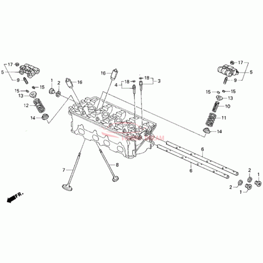 VALVE, EXHAUST (14721-PR3-000) - 1