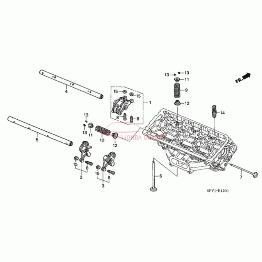 Клапан випускний (14721-PXK-000) - 1