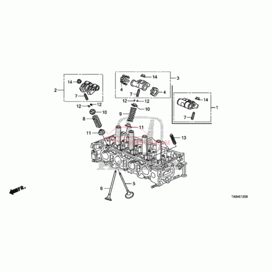 VALVE,EXHAUST (14721-R40-A00) - 1