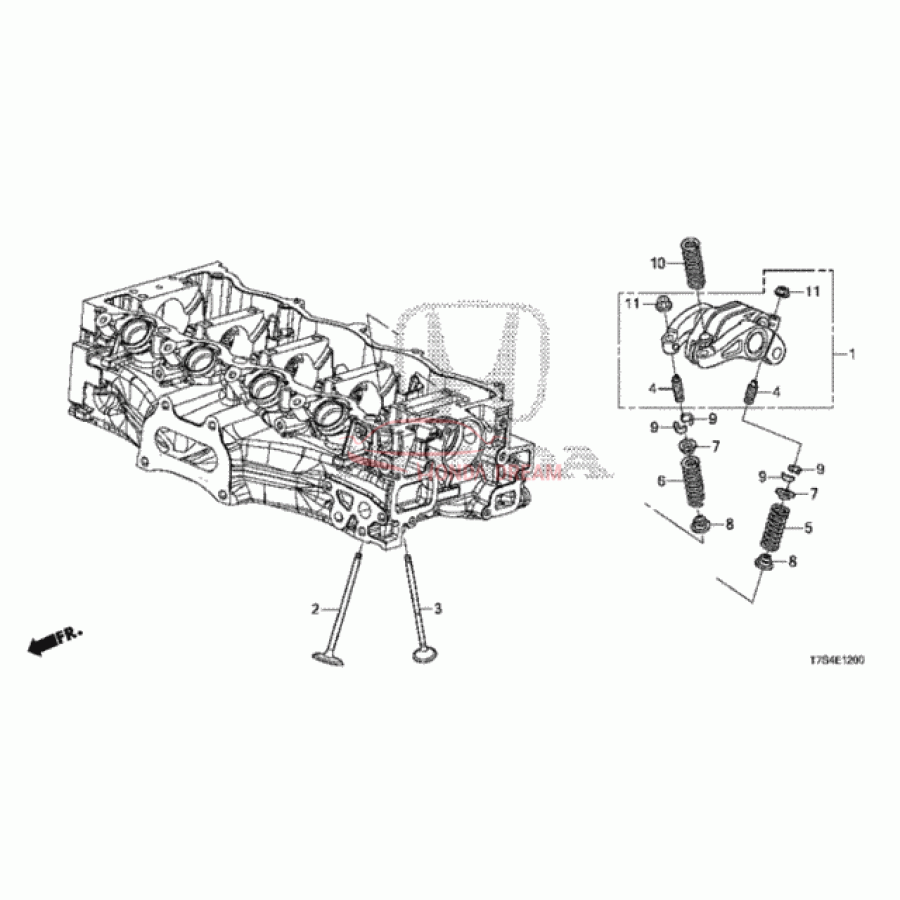 Пружина клапана ГРМ (14761-RNA-A01) - 1