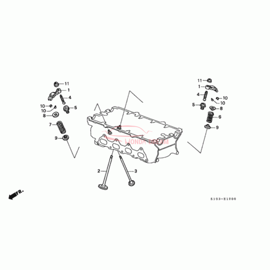 RETAINER,VLV SPG (14765-PR4-000) - 1