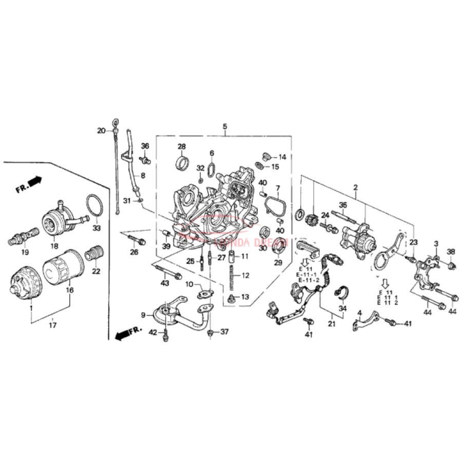 PUMP ASSY,OIL . (15100-P13-000) - 2