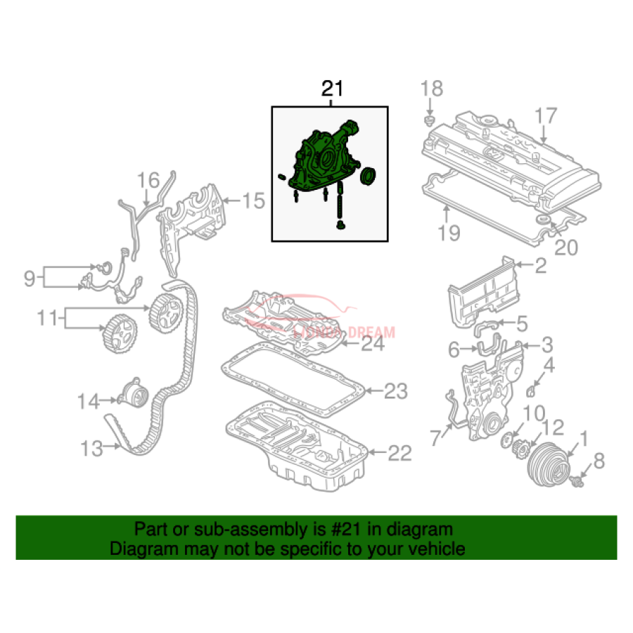 ASSY,OIL PUMP (15100-P72-A01) - 2