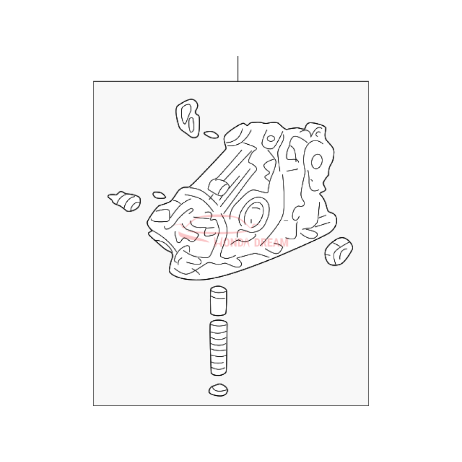 PUMP ASSY,OIL (15100-P8E-A01) - 1