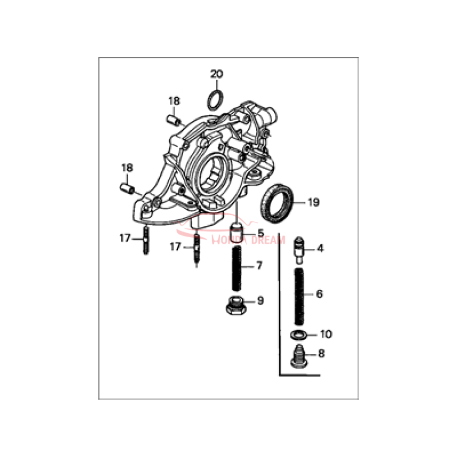 PUMP ASSY,OIL (15100-PLE-005) - 1