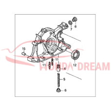 PUMP ASSY.,OIL (15100-PR3-004) - 3