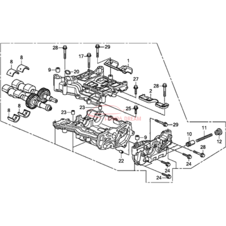 PUMP ASSY,OIL (15100-R40-A02) - 2