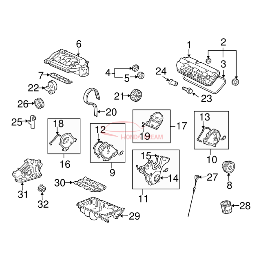 PUMP ASSY,OIL (15100-R72-A02) - 3