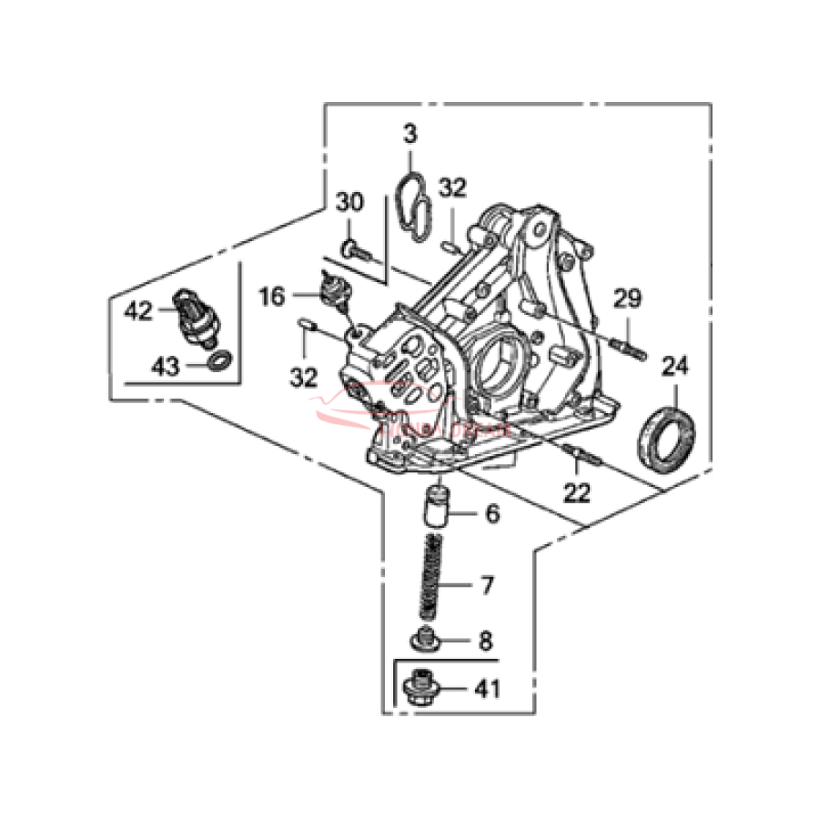 PUMP ASSY,OIL (15100-RCA-A02) - 1