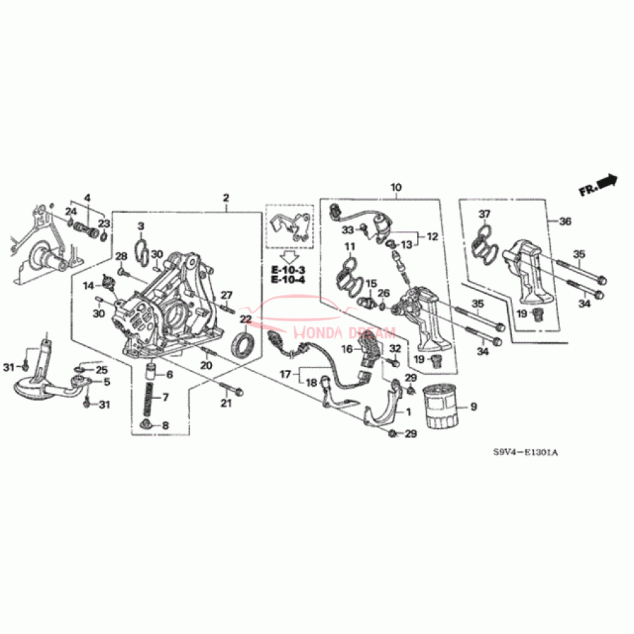 PKG.OIL HOLE (15115-P8A-A02) - 1