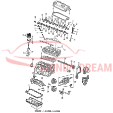 Маслозабірник системи змащування двигуна (15220-P08-305) - 3
