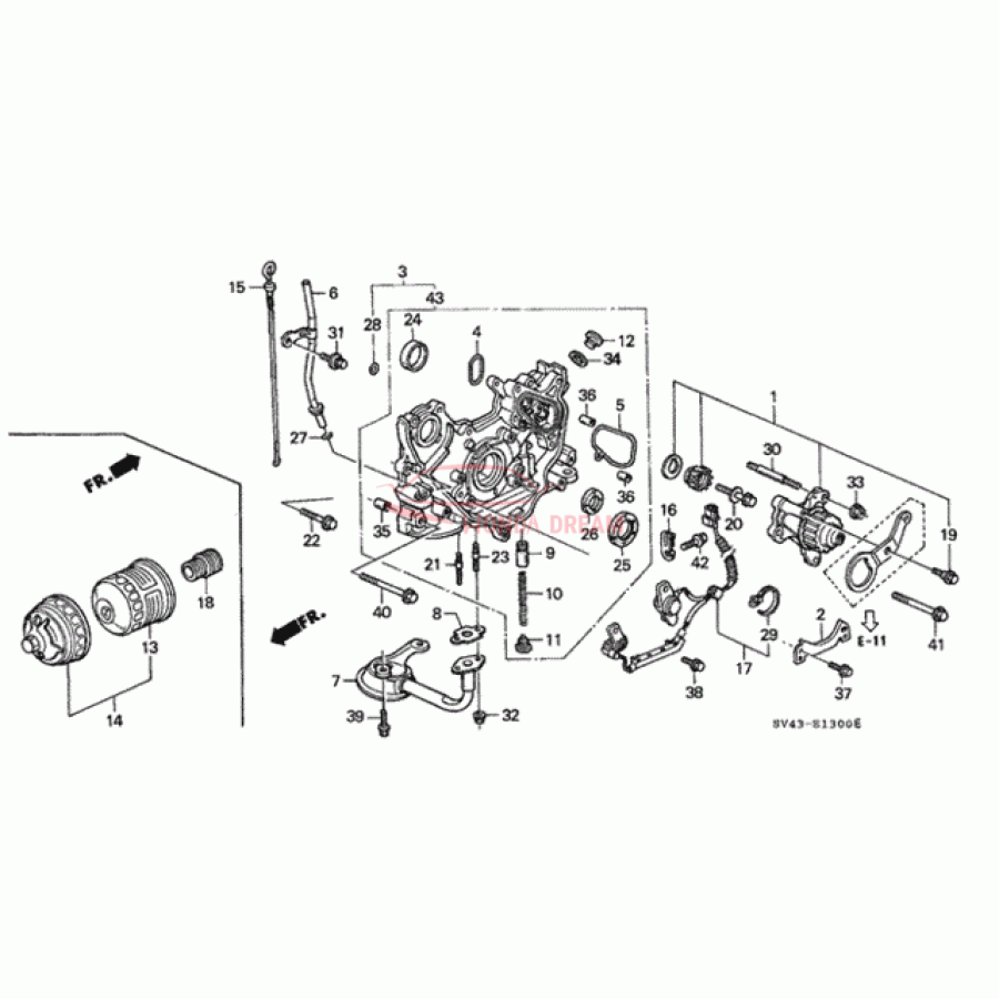 STRAINER COMP,OIL (15220-P0B-C00) - 1