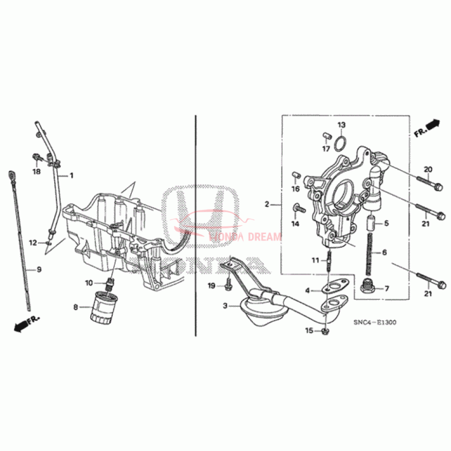 STRAINER COMP,OIL (15220-PZA-000) - 1