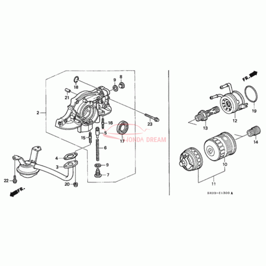 PACKING,OIL STRAI (15221-PM3-S00) - 1