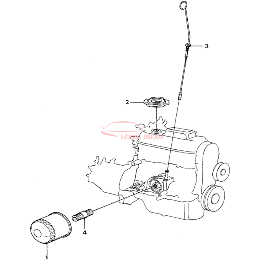 Кришка маслозаливного отвору (15610-PC1-000) - 1