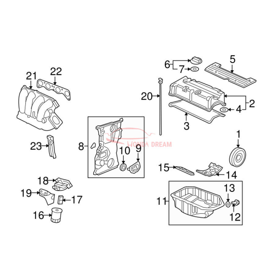 Gauge Complete, Oil Level (15650-R11-A01) - 3