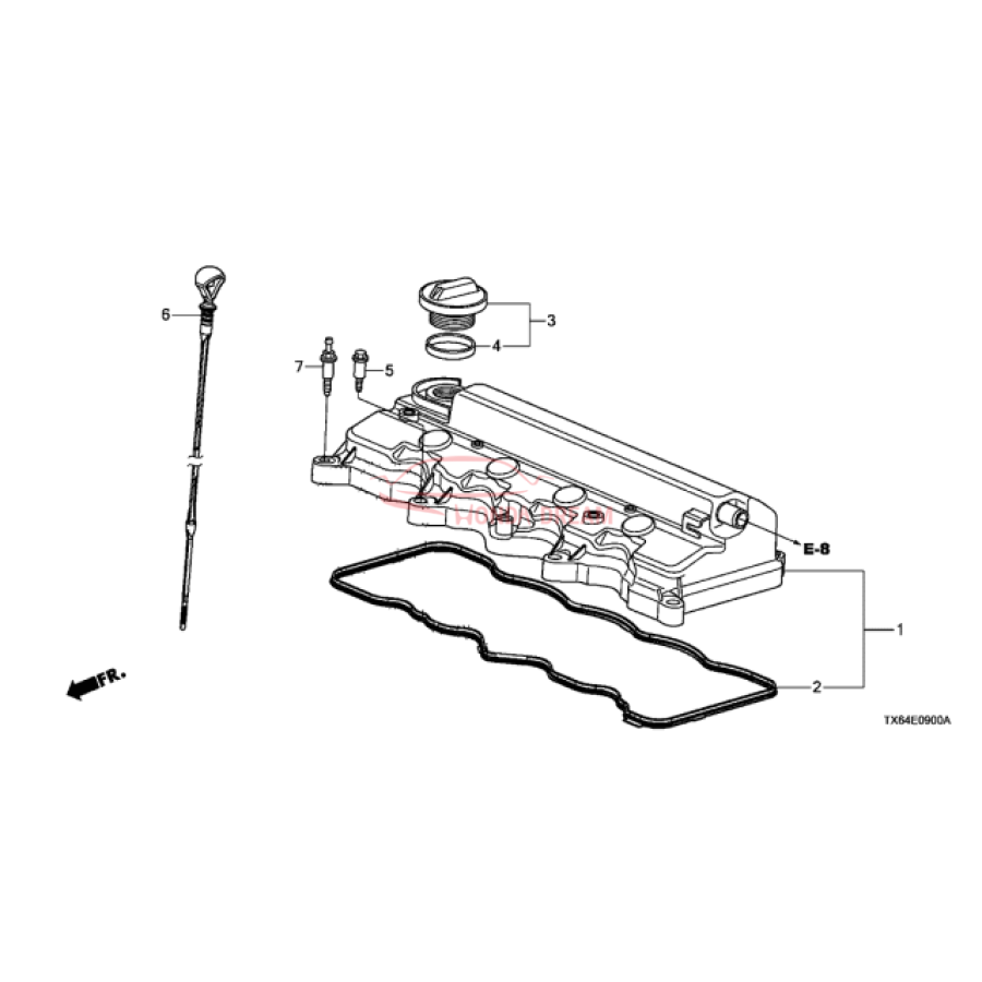 Gauge Complete, Oil Level (15650-R1P-H00) - 2