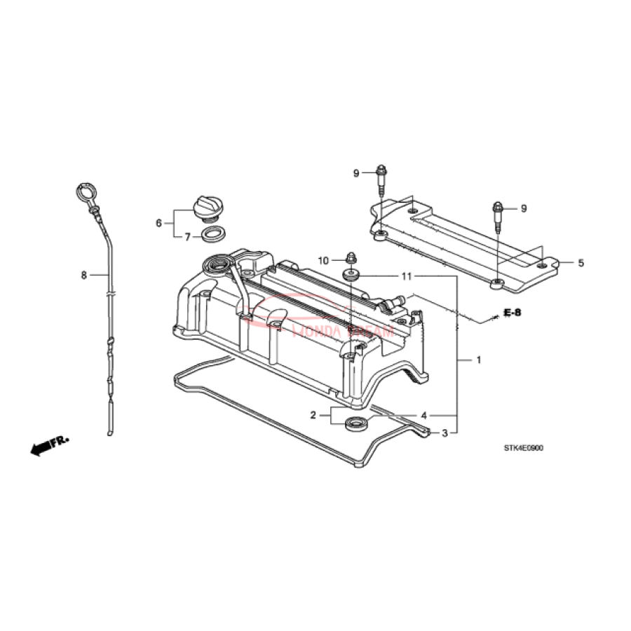 Gauge Complete, Oil Level (15650-RWC-A01) - 2