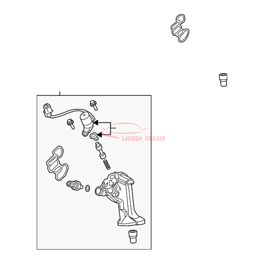 VALVE ASSY,SPOOL (15811-RYE-A01) - 1