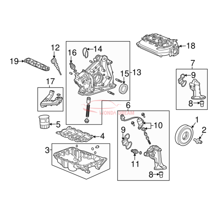 VALVE ASSY,SPOOL (15811-RYE-A01) - 3